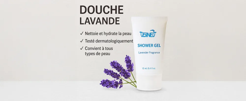 Pack de 50 gels Douche 30ml Parfum Lavande Savon pour h tel et etablissements Professionnels - product information 2