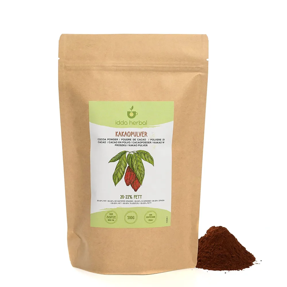 IDDA Herbal Poudre de Caroube E410 125g Graines de Caroube Poudre sans Gluten Viscosit 3000 CPS - product information 5