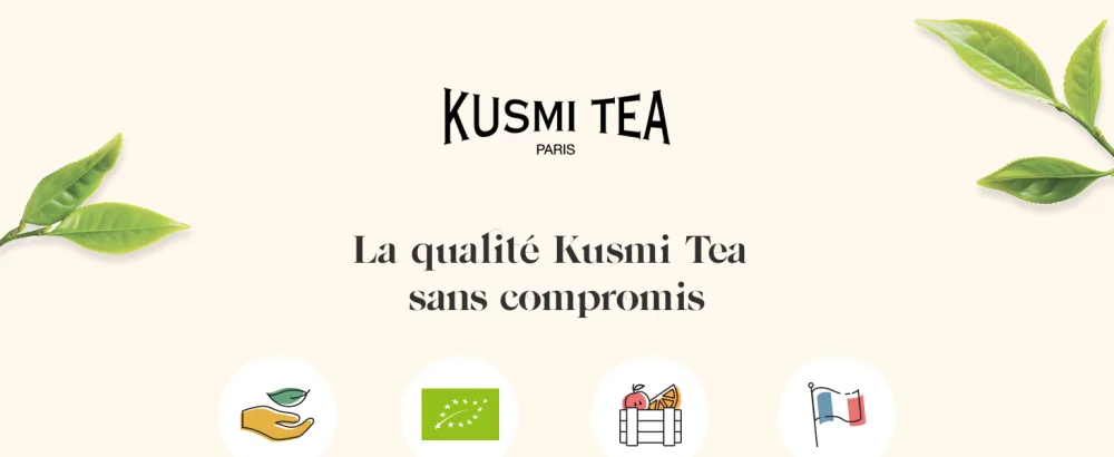 Kusmi Tea Coffret de th en sachet Les Essentiels 24 Sachets Mousseline - product information 1
