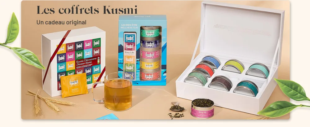 Kusmi Tea Coffret de th en sachet Les Essentiels 24 Sachets Mousseline - product information 10