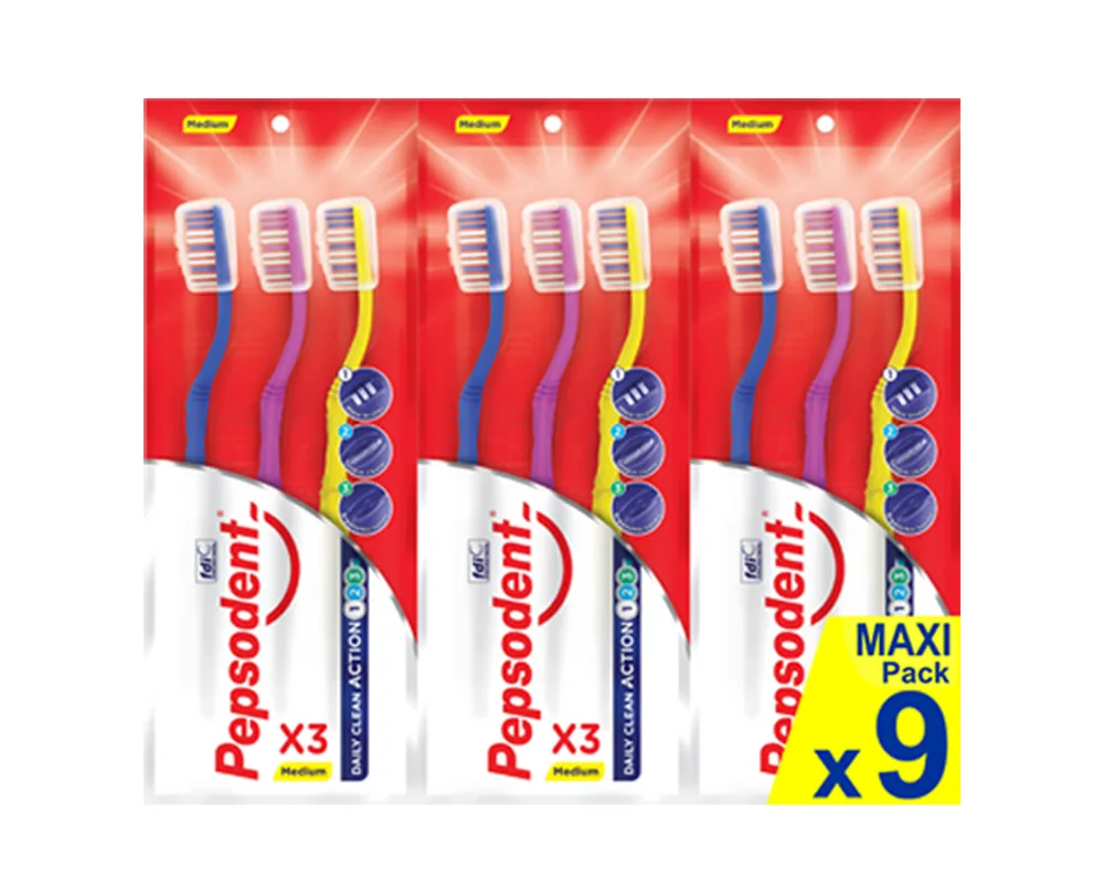 Pepsodent Dentifrice Active Fresh avec fluor et calcium pour la protection des caries 24 heures 75 ml (pack de 12 x 75 ml) 75 ml (Lot de 12) - product information 10