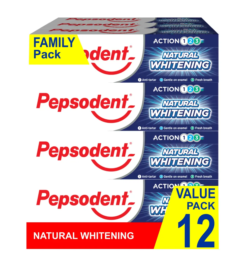 Pepsodent Dentifrice Active Fresh avec fluor et calcium pour la protection des caries 24 heures 75 ml (pack de 12 x 75 ml) 75 ml (Lot de 12) - product information 7