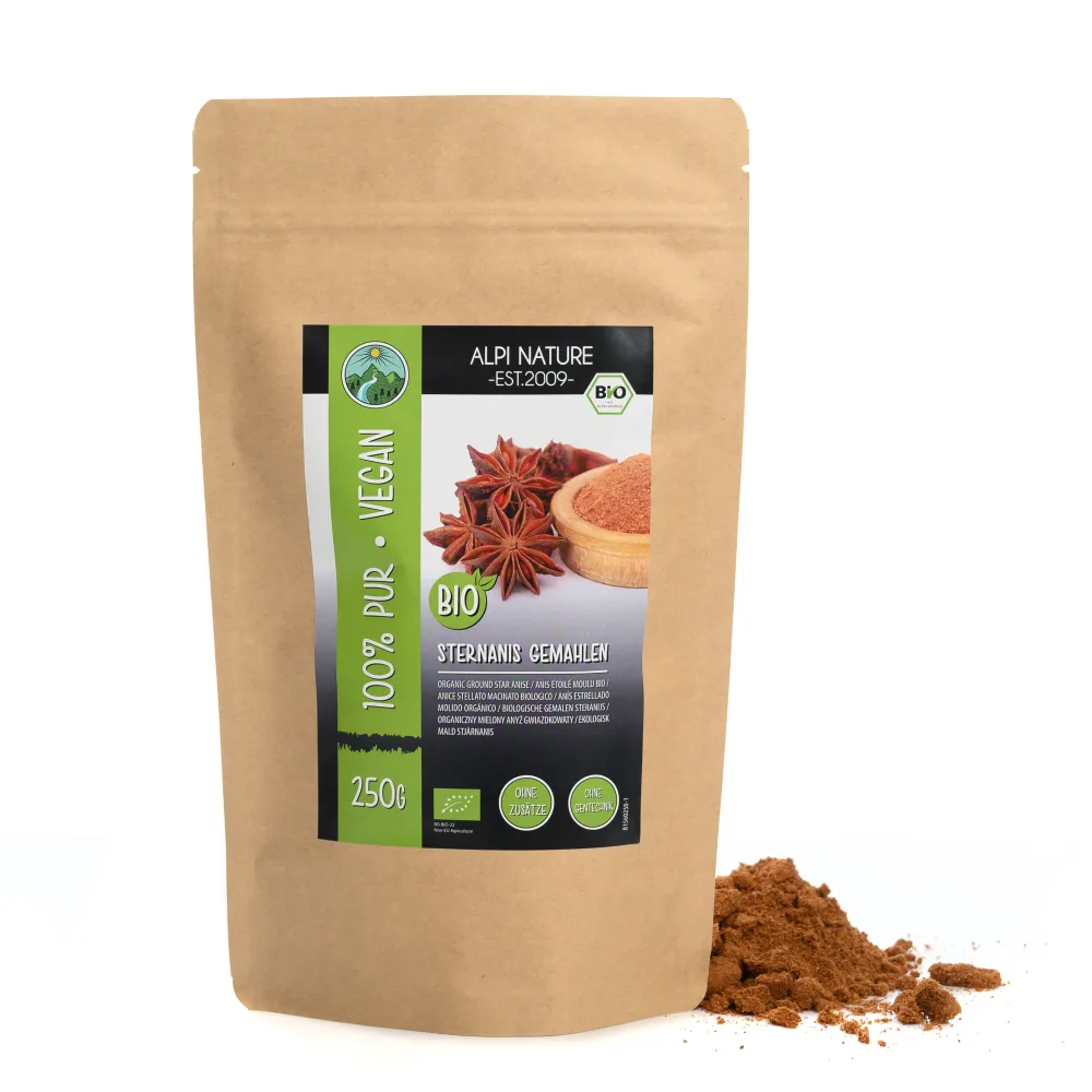 Alpi Nature Gingembre en Poudre BIO 100g Racine de Gingembre S ch e et Moulue pour la Cuisine 100 GR - product information 6