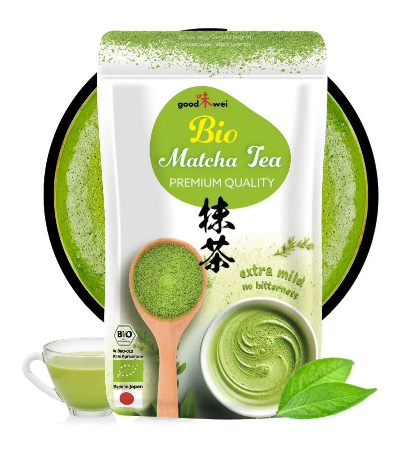 Goodwei BIO Capsules th Matcha de qualit c r monie compatibles avec Nespresso * | 20 pi ces | Th vert biologique - product information 13