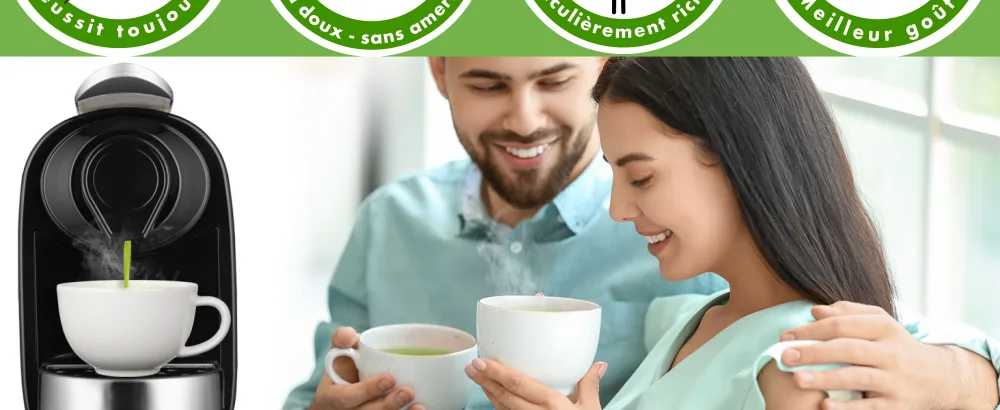 Goodwei BIO Capsules th Matcha de qualit c r monie compatibles avec Nespresso * | 20 pi ces | Th vert biologique - product information 3