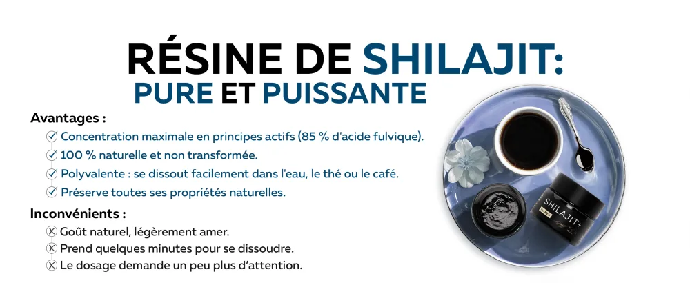 Shilajit Premium de l Himalaya 25g 82% d acides fulviques - product information 2