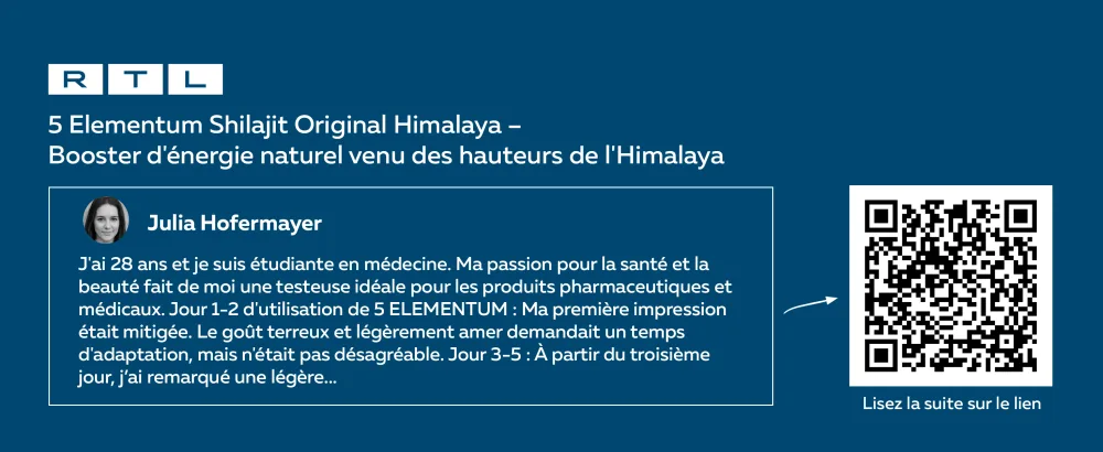 Shilajit Premium de l Himalaya 25g 82% d acides fulviques - product information 9