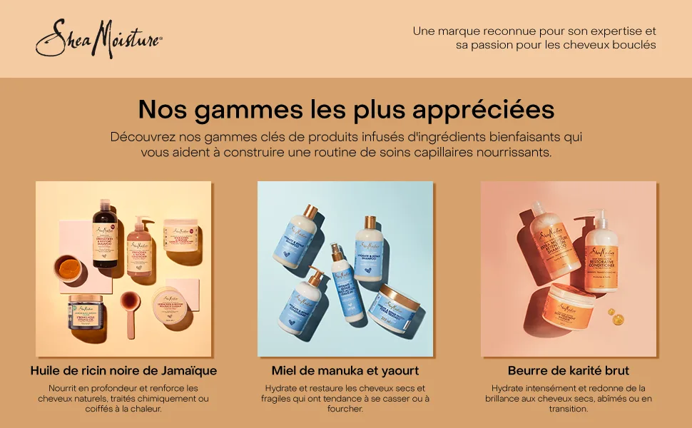 SheaMoisture Masque de Traitement en Profondeur pour cheveux ab m s Beurre de Karit Brut 2 x 355 ml 3.) Masque Lot de 2 - product information 1