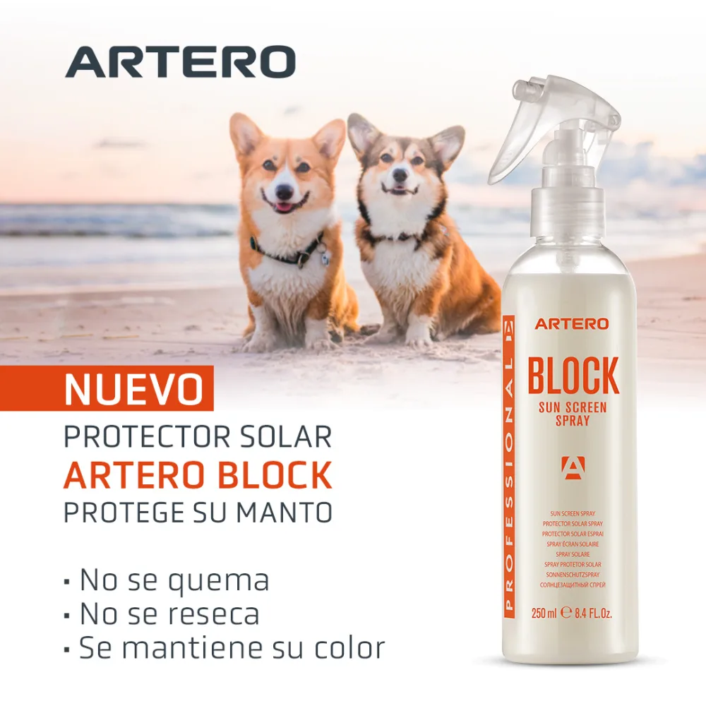 ARTERO Block. Cr me Solaire pour Animaux de Compagnie. Prot ge Le Pelage des Effets des Rayons UV et infrarouges. - product information 3