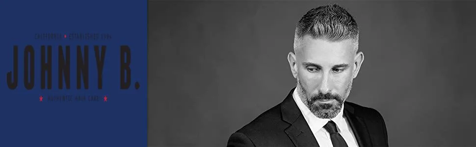 JOHNNY B. Professional Grow Hair Shampoo 16 oz. - banner image with logo