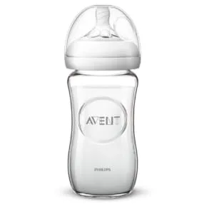 Philips AVENT Natural Glass Baby Bottle  8oz  1pk  SCF703/17  Clear - product information 2