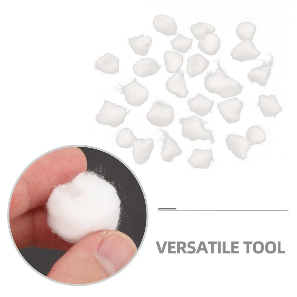BESTYASH 4paquets Boules De Coton Pour Dissolvant Nettoyer Vernis Ongles Boules De Coton Absorbantes Pour Soin Des Ongles - product information 5