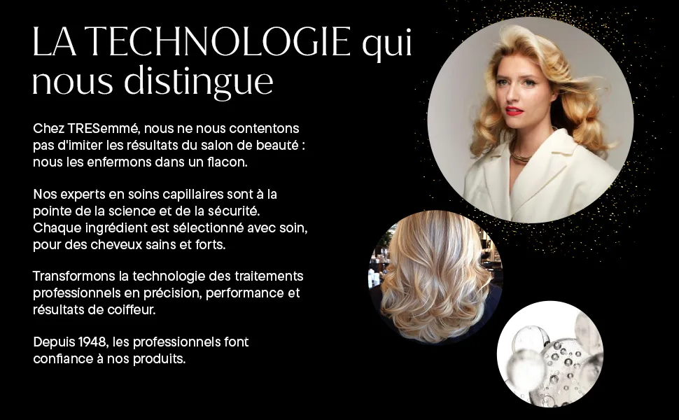 TRESemm Rich Moisture Shampooing et Apr s-shampooing pour cheveux secs et ab m s 400 ml + 400 ml - product information 3