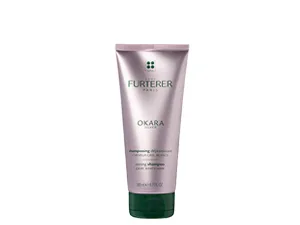 Rene Furterer OKARA SILVER Toning Shampoo  Purple Shampoo for Blonde  White  Grey  Silver  Pastel Hair  6.7 oz. - Shampoo 200 Ml