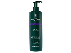 Rene Furterer OKARA SILVER Toning Shampoo  Purple Shampoo for Blonde  White  Grey  Silver  Pastel Hair  6.7 oz. - Shampoo 600 Ml