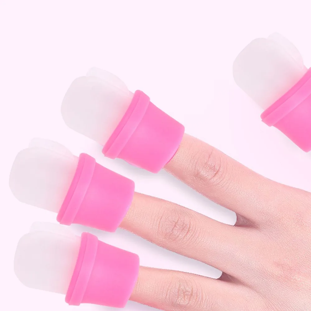 BESTYASH Capsules de Dissolvant en Silicone pour Vernis Ongles Gel Lot de 20 Taille Standard R utilisables pour Manucure et P dicure Domicile - product information 4