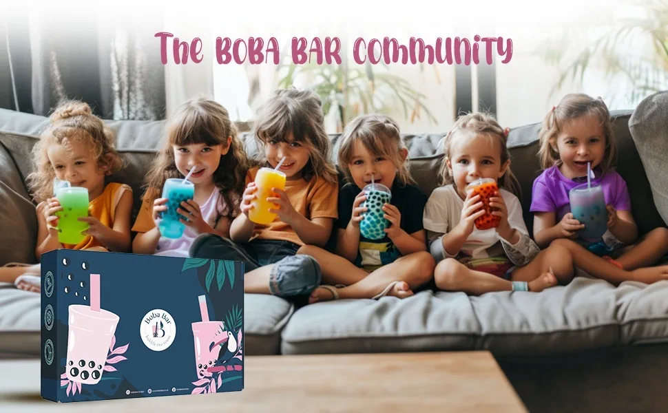 Boba bar Milk bubble tea - product information 1