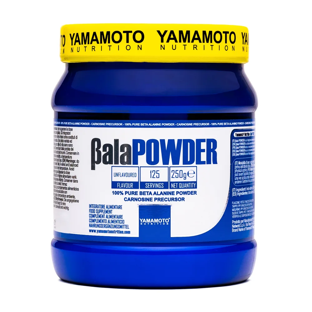 YAMAMOTO NUTRITION BetaALA POWDER 250 grammes B ta-Alanine le Choix Id al pour Retarder la Fatigue et Prolonger les Performances - product information 1