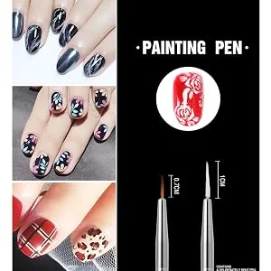 Yimart  20PCS Nail Art Design Dotting Painting Drawing Polish Brush Pen Tools - product information 8