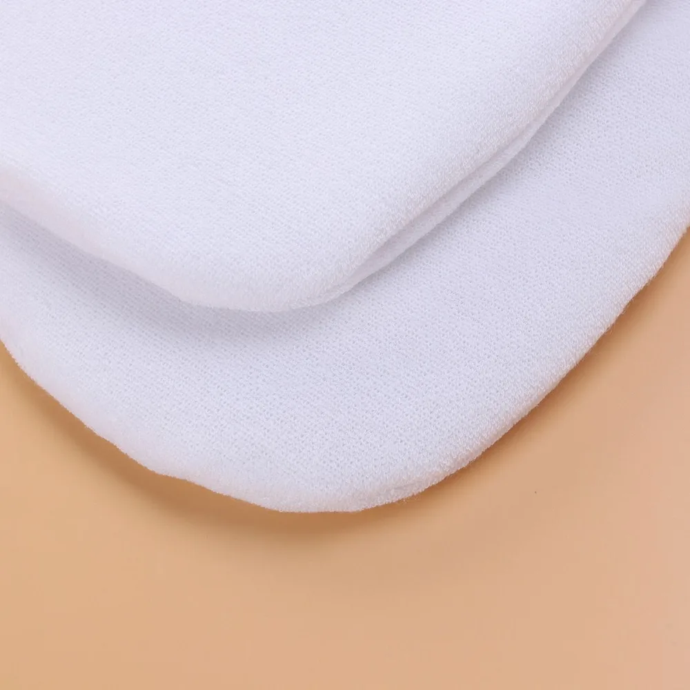 2 Paires Mitaines Isolantes en ponge pour Soin des Mains et Bain Lavables Blanc - product information 3