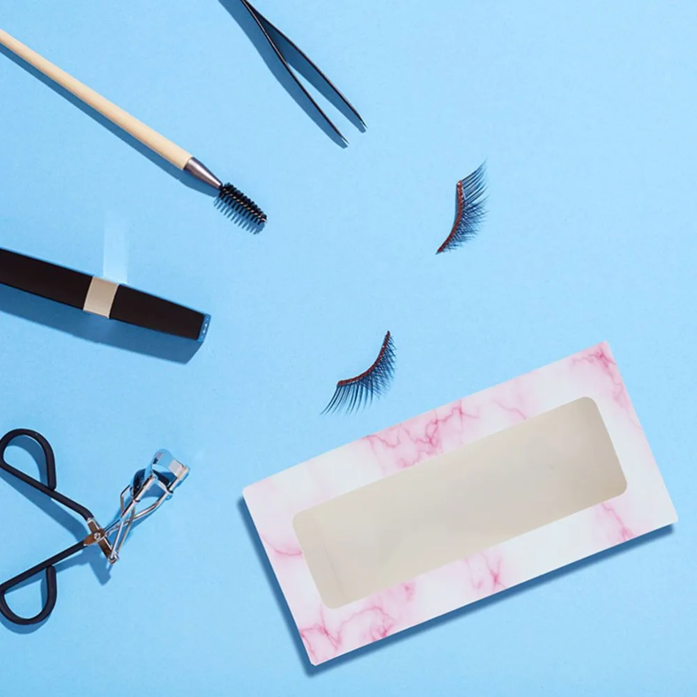 VALICLUD 10 Pi ces Bo tes Faux Cils Avec Fen tre Transparente tuis Pour Extensions De Cils Couleurs assorties - product information 1