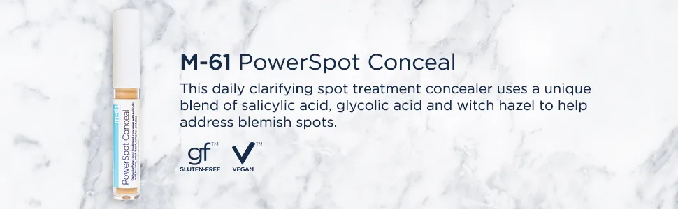 M-61 Powerspot Conceal - Daily spot treatment with salicylic  tea tree & camphor - product information 2