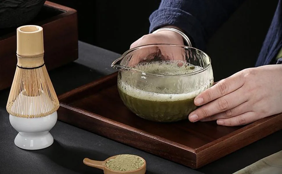 Ensemble de matcha ensemble de combat de matcha | Cuill re matcha traditionnelle outils de fabrication de th et polyvalents kit de style japonais complet pour le - product information 1