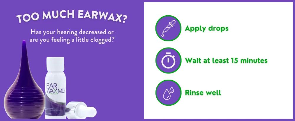 EARWAX MD DROPS  Ear Wax Removal Drops for Ear Cleaning - How to use earwax md in three easy steps