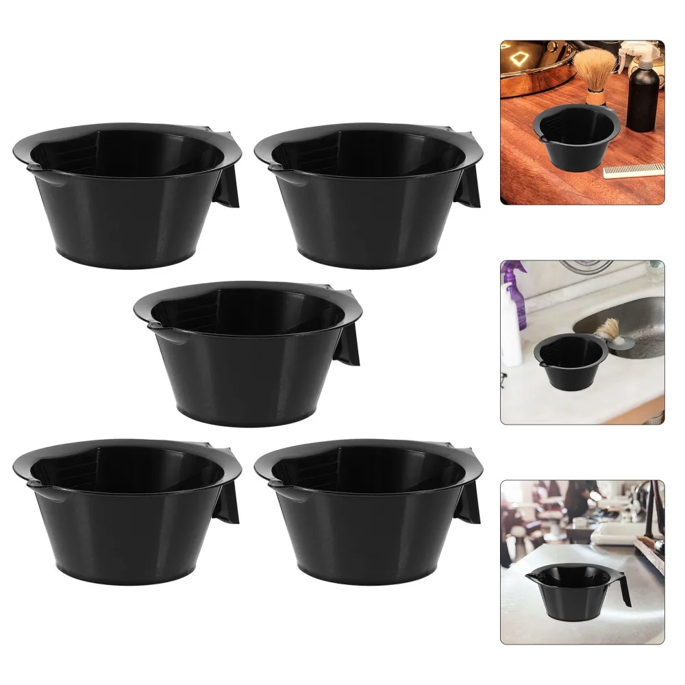 BESTYASH 5 Pi ces Bol de Coloration Capillaire Outils de Empilables pour Salon et Usage Domestique Pratiques et Durables avec Poign e pour Confort Optimal - product information 1