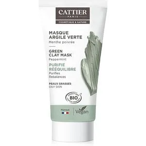 Cattier masque l'argile verte menthe poivr e 100ml Vert 100 ml (Lot de 1) - product information 2
