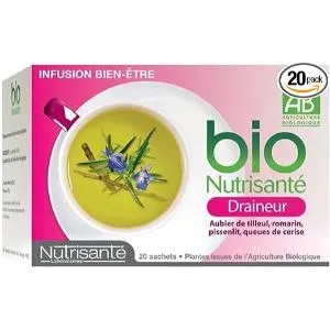 Vitavea Nutrisant Infusion Draineur Th Vert 20 Sachets Orange 20 Unit (Lot de 1) - product information 2