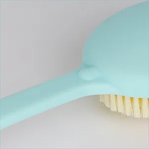 Olpchee Long Handle Bath Shower Body Brush Back Scrubber with Super Soft Nylon Bristles (Blue) - BATH BRUSH