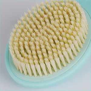 Olpchee Long Handle Bath Shower Body Brush Back Scrubber with Super Soft Nylon Bristles (Blue) - BATH BRUSH
