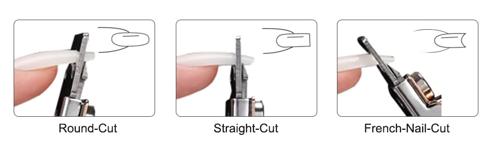 BEZOX Tip Cutters - Sharp Acrylic Nail Clippers  Nail Cutters for False Nails  Fake Nail Trimmer - Stylish Manicure Nail Art Tool - nail cutter for acrylic artificial nail clipper