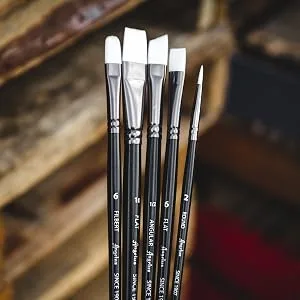 Angelus 5pc Paint Brush Set - 5 Piece Paint Brush Set