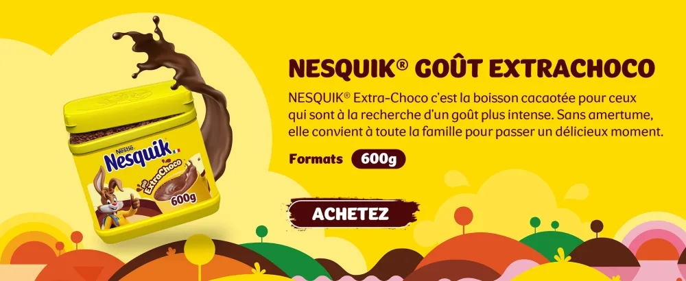 Nesquik - Chocolat en Poudre Extra-Choco - 600g 600 g (Lot de 1) - product information 3