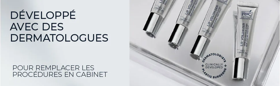 RoC Derm Correxion Lip Volumizer | Volumateur L vres Baume Repulpant l'Acide Hyaluronique & aux Peptides de Collag ne | 10 ml - product information 4