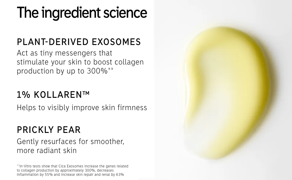 Le complexe Inkey List Exosome Hydro-Glow stimule la production de collag ne revitalise les soins de la peau hydrate efficacement convient tous les types de peau - product information 3