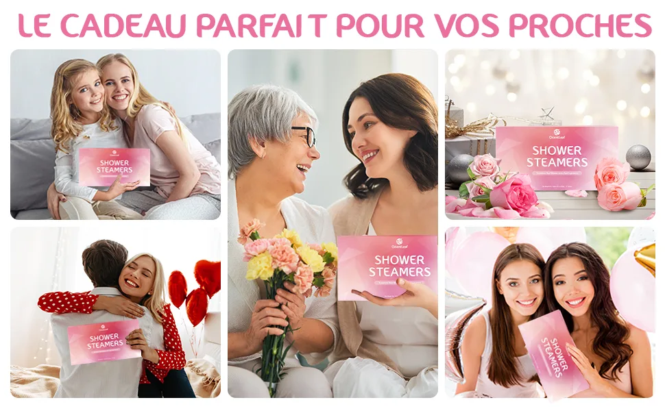 Bombes De Douche Aromath rapie Cadeau Saint Valentin Femme Coffret Cadeau Pour Femme - product information 2