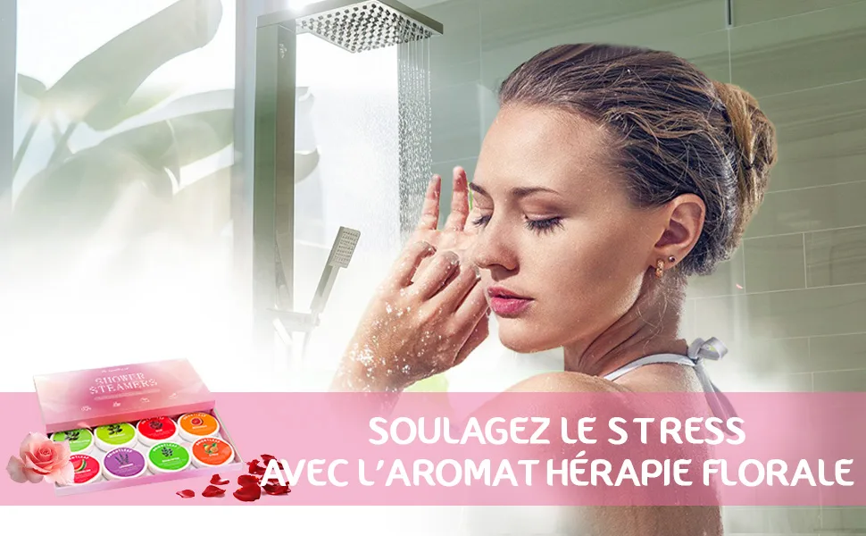 Bombes De Douche Aromath rapie Cadeau Saint Valentin Femme Coffret Cadeau Pour Femme - product information 4