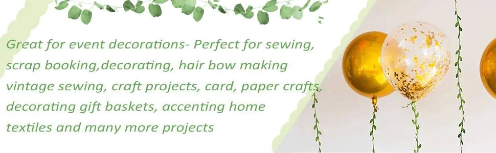 David accessories Olive Green Leaves Leaf Trim Ribbon -20 Yards - for DIY Craft Party Wedding Home Decoration (Olive Green) - ribbon
