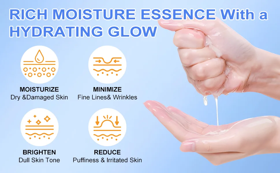 Masque Visage Bio-Collag ne Masque Hydratant Intense Soin Anti- ge Masque Collagene Visage Pour une Peau Repulp e et clatante - product information 3