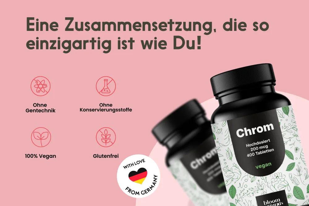 Chrome Compl ment Alimentaire - 400 Comprim s - Picolinate de Chrome Vegan - Produit en Allemagne - Chromium Picolinate - product information 2