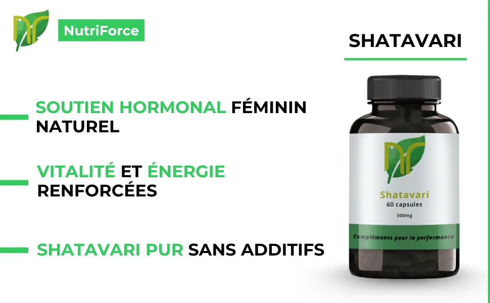 Shatavari - Vitalit & quilibre - Extrait Concentr 500 mg 60 G lules - product information 1