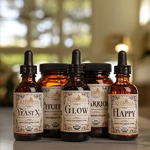 Yeast X - Organic Yeast Support - 30 Servings in a 2 oz Glass Bottle - Premium Organic Herbal Extract - Organic Sea Moss, Irish moss