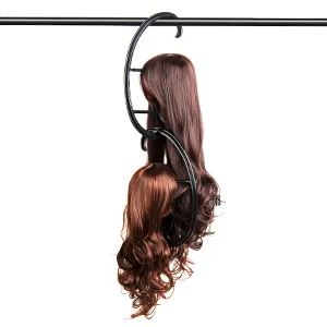 Dreamlover Hanging Wig Stand  Wig Drying Stand  2 Sets Black - How to Save More Space