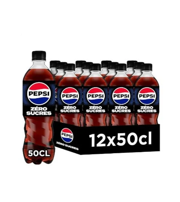 PEPSI Soda au Cola Classique - Lot de 12x50cl - product information 1