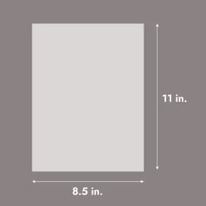 100 Sheets Printable Translucent Vellum Paper  Tracing Paper for Invitation  Sketching  93gsm (8.5 x 11 in) - Vellum Paper Infographic