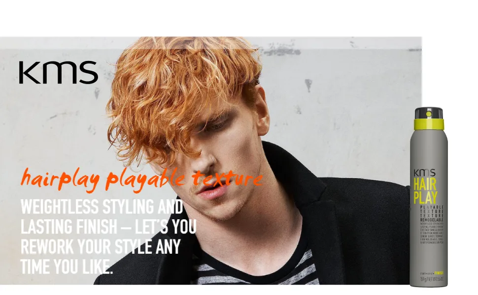 KMS HAIRPLAY Playable Texture  5.6 Oz - hairplay playable texture