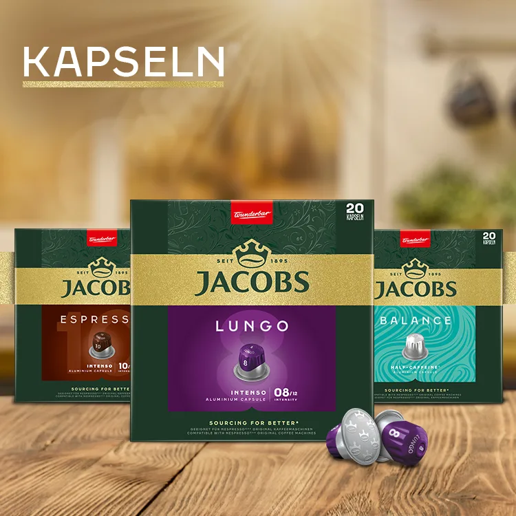 Jacobs - Capsules de caf Lungo 8 Intenso 10 capsules compatibles Nespresso * (Caf moulu) | Poids Total 52 grams - product information 5